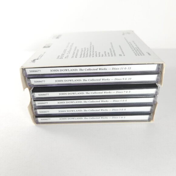 John Dowland Collected Works The Consort of Musicke Anthony Rooley 12 CD Set - Picture 7 of 9